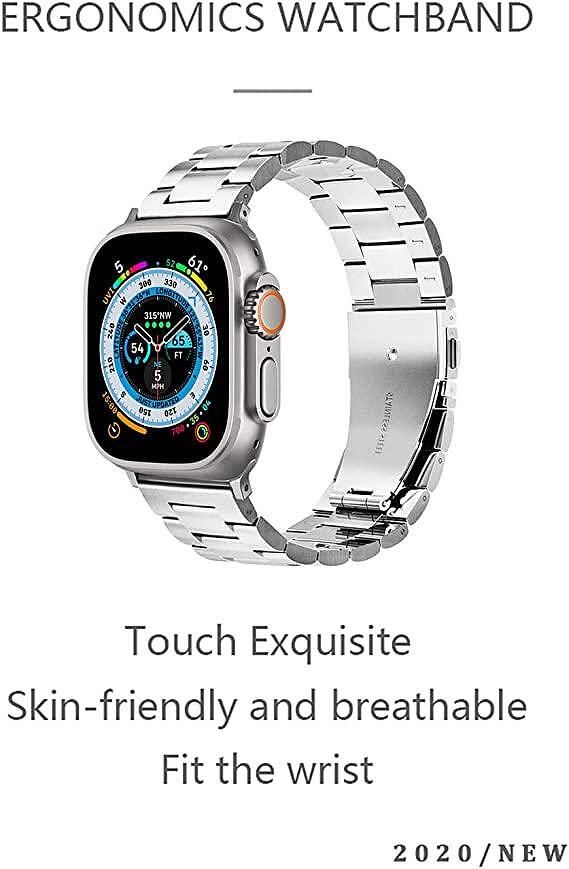 Каишка tech-protect business style stainless за apple watch ultra 49mm