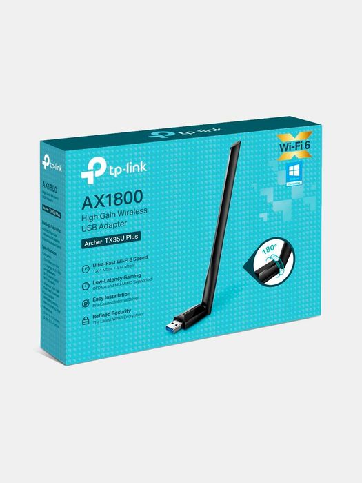 TP-Link TX10UB Nano/1800U/TX1U/20E/35U/55E WIFI 6 USB адаптер приёмник