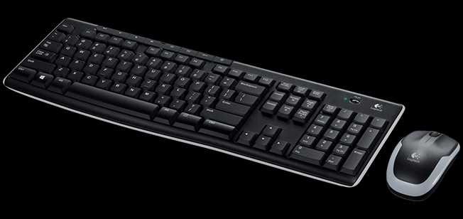 Безжична мишка и клавиатура Logitech Wireless Combo MK270