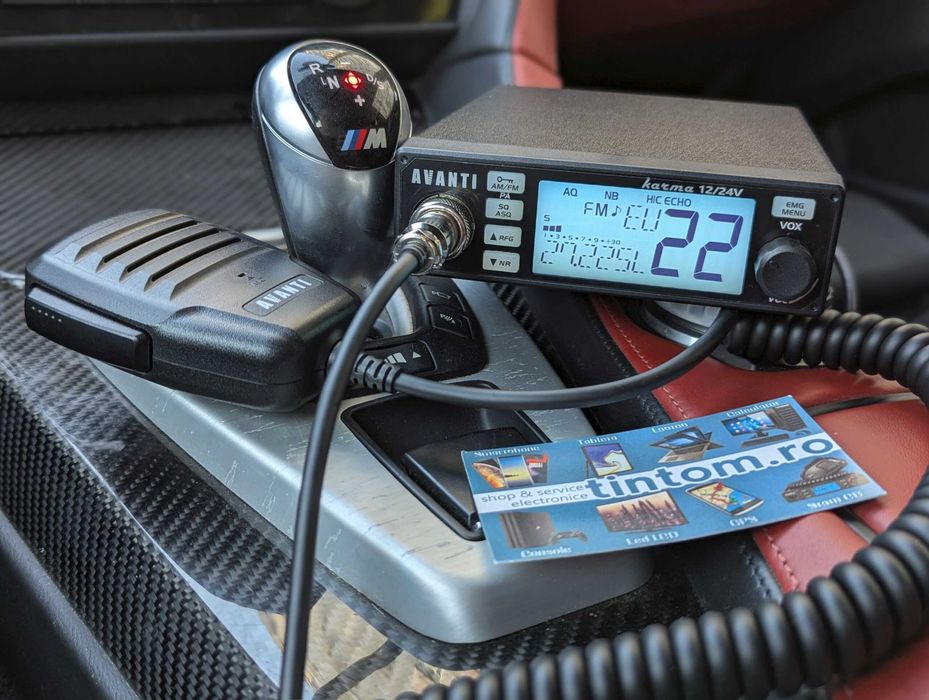 Statie Radio CB Avanti KARMA 20 Vox 12-24V ASQ * Versiune 2026 *