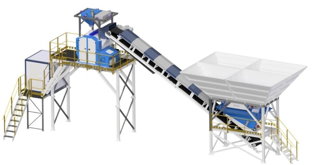 Бетонный завод PROMAX C-60 SNG . Производство-Турция