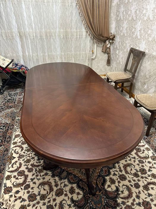 12 кишили Стол ва стуллар