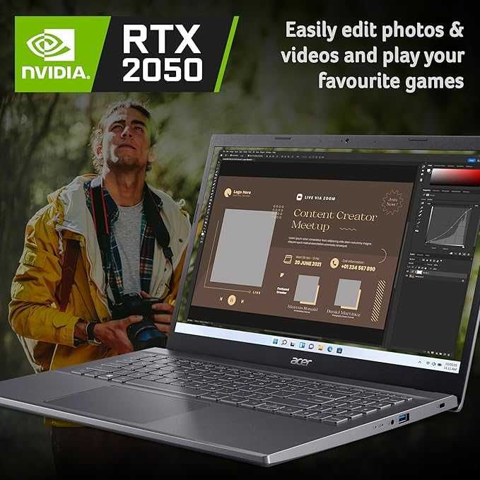 Acer Aspire 5 15.6" FHD IPS i5-1235U DDR4 8GB SSD 512GB RTX 2050 4GB
