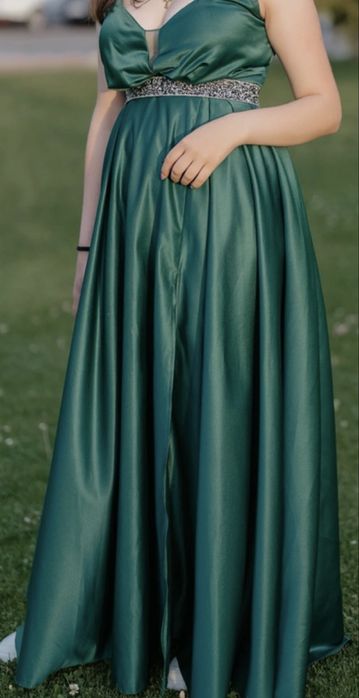 Rochie lunga verde