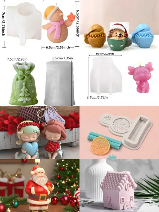 Силиконови молдове различни видове за Свети Валентин, 8 март, Великден