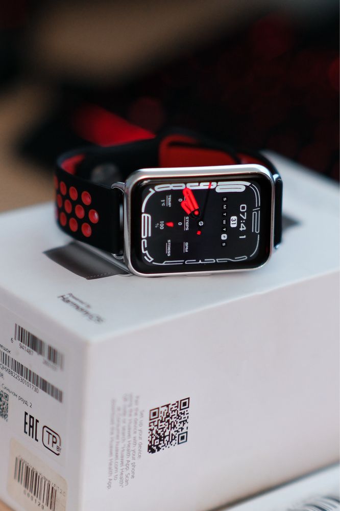 Huawei watch fit +2 ремешка и коробка с документами
