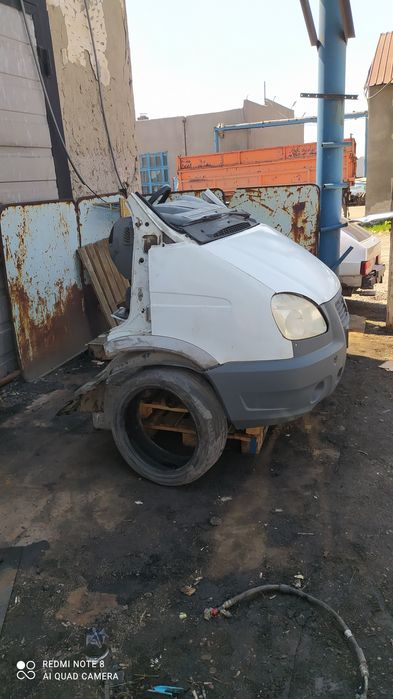 Передняя часть на Газель в сборе