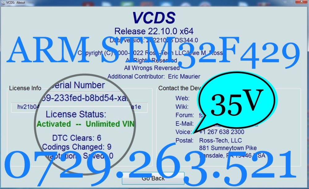 VCDS ARM Real HEX-V2 23.11.0 En STM 32F429 / Audi / Skoda / Vw / Seat