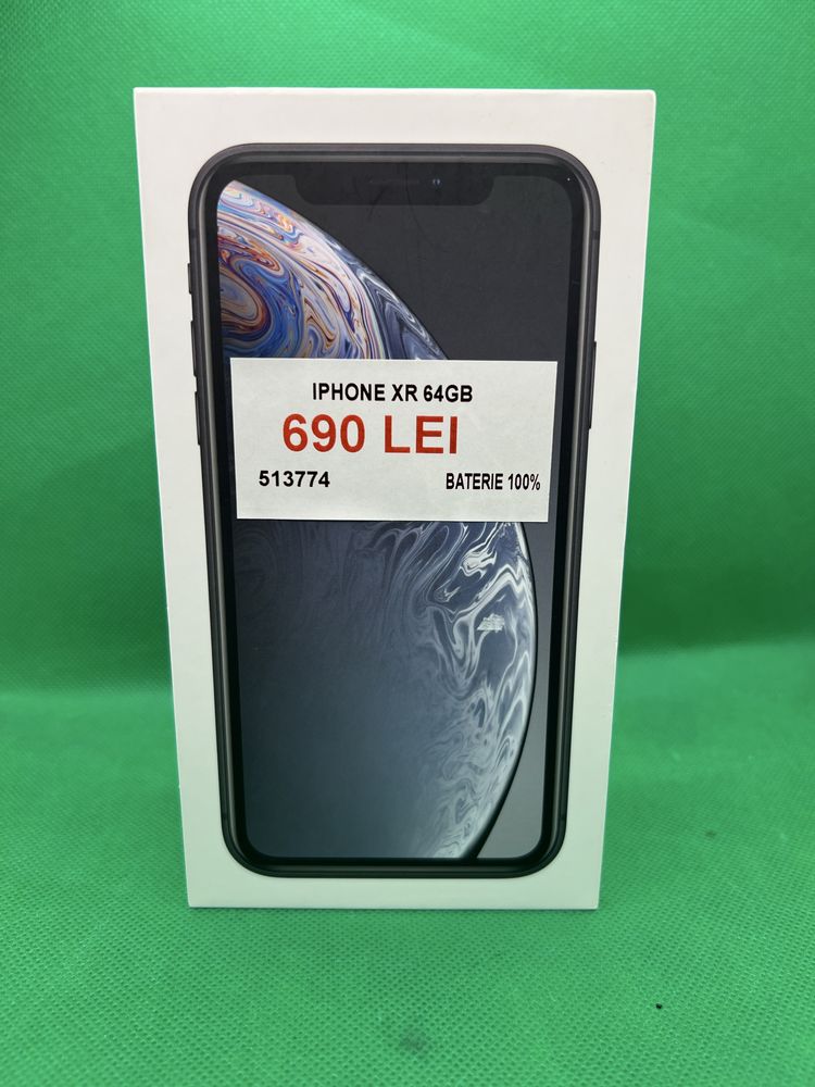 Iphone XR 64gb baterie 100% •Amanet Lazar Crangasi •51377