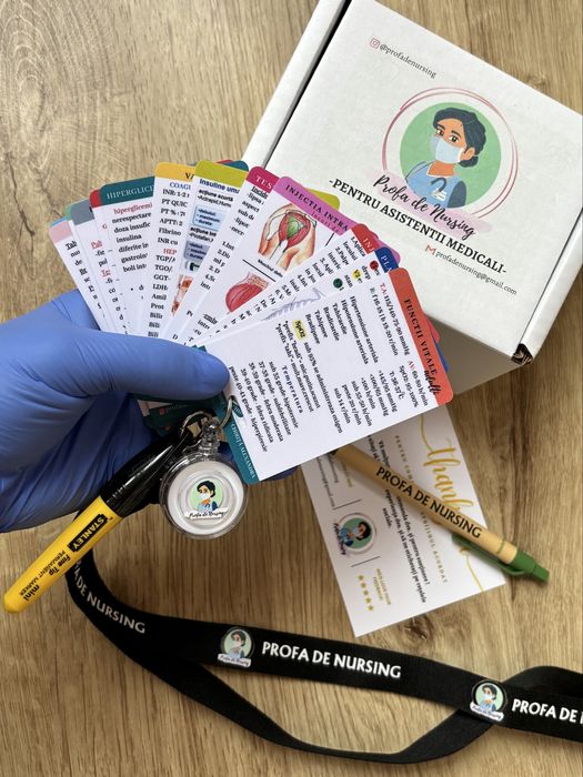 Carduri de Nursing - unice în Romania -Cadou Pulsoximetru