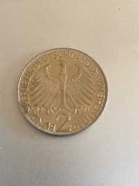 Moneda 2 marci Germania 1971 , D , stare buna