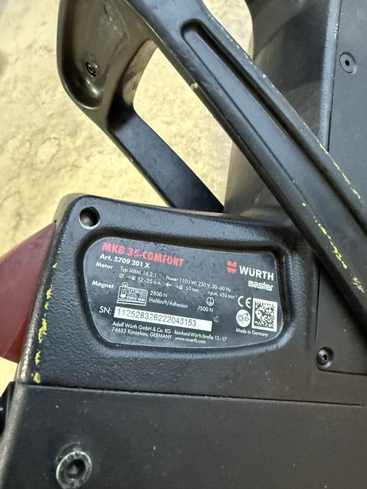 Masina de gaurit cu talpa magnetica wurth MKB 35