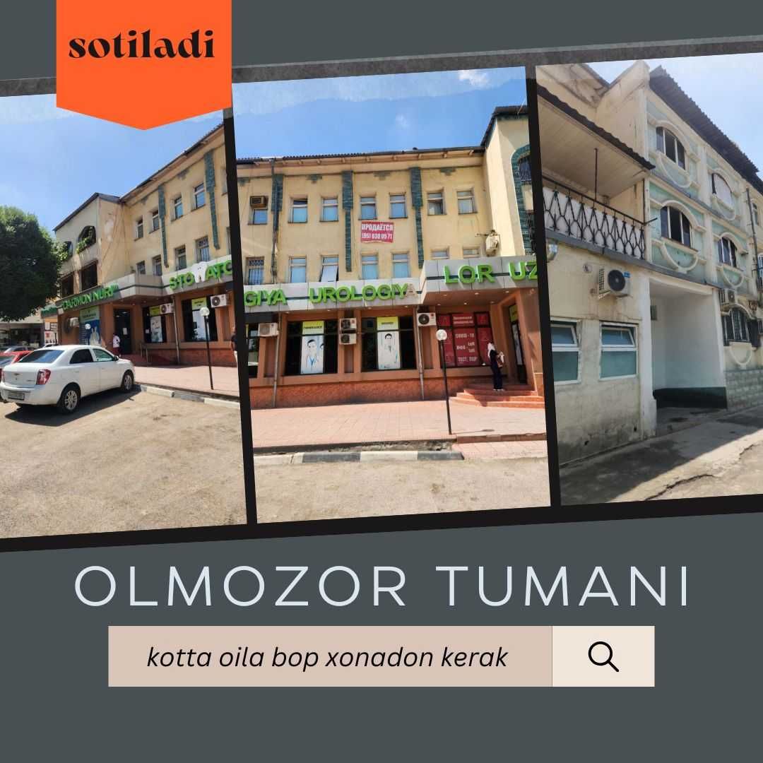 Olmozor tumani Nurafshon 4-Do'm, 4-xonadon, 2-qavat, 150m² sotiladi