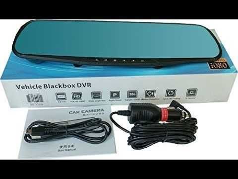 NOU! Oglinda auto retrovizoare cu 2 camere de filmat Blackbox DVR