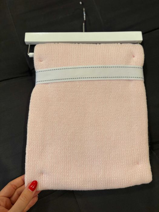 Paturica pentru nou nascuti SILVERCLOUD, Culoare Roz, 70x90cm, bumbac