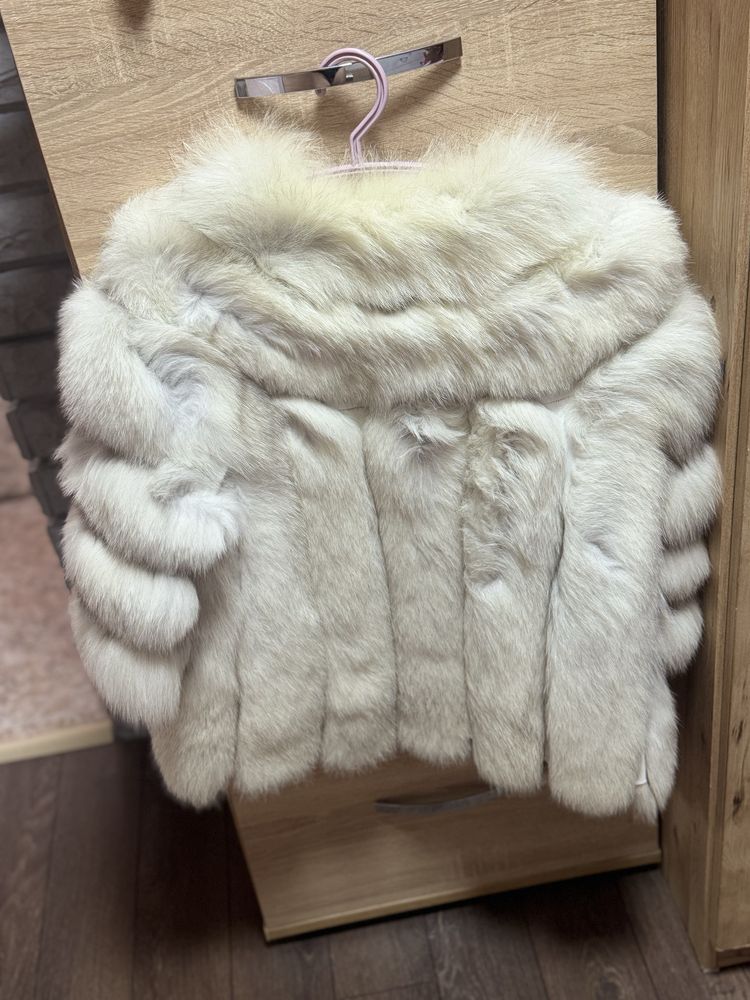 Палто от естествен косъм лисица