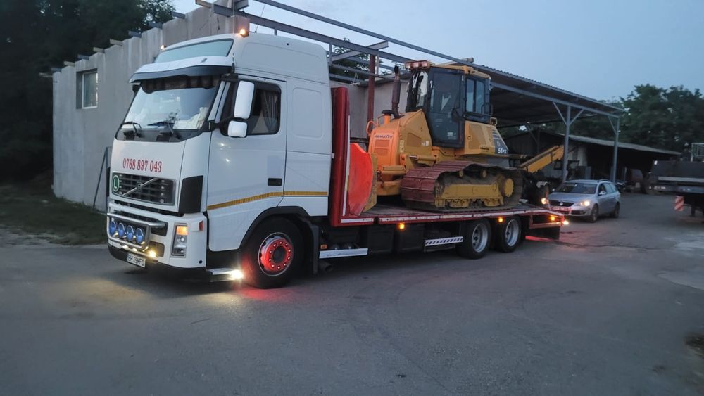 Transport utilaje/tractoare/buldoexcavator/stivuitoare Oradea