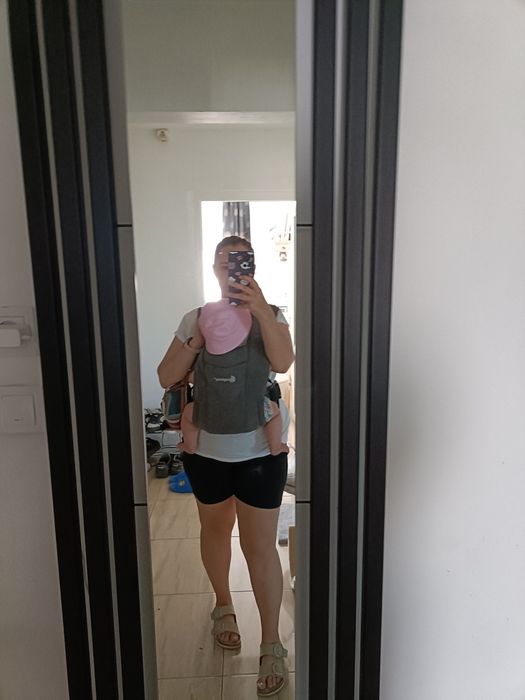 Ergobaby Embrace Cotton – marsupiu ergonomic, stare fo