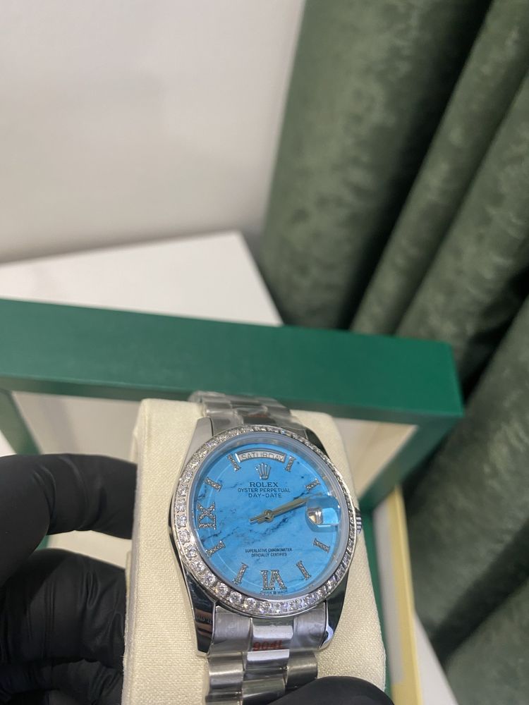 Rolex Day-Date Diamonds “Marble” 36MM