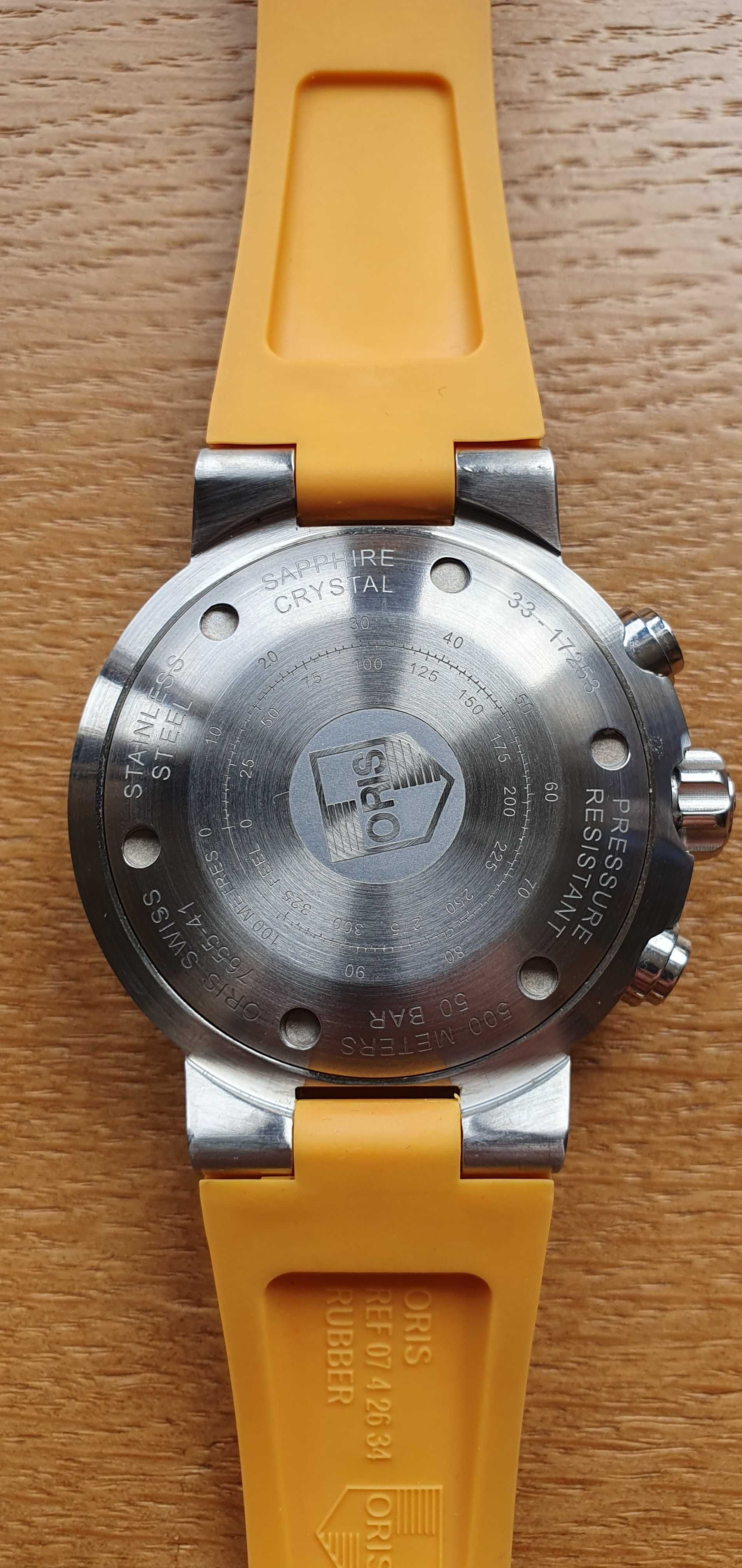Часовник Oris Aquis Depth Gauge 500 meters
