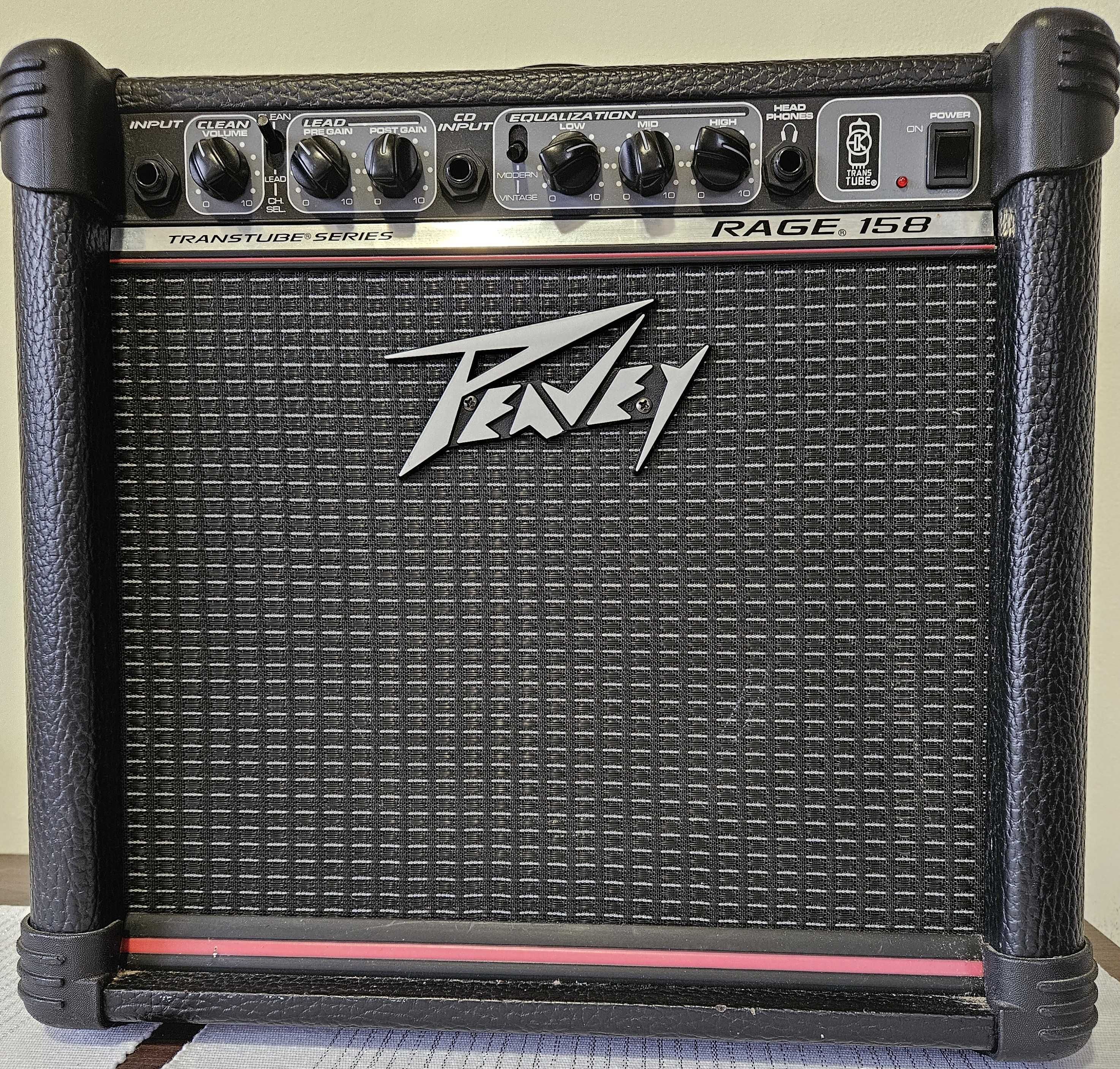 Set chitara electrica Jackson si amplificator combo Peavey Rage 158