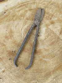 Стара ръчно кована ножица за ламарина с дължина 36см