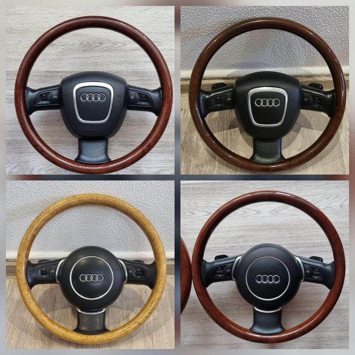 Volane lemn mahon audi a4 b6 b7 b8 a5 a6 c6 a8 d3 a3 8p.