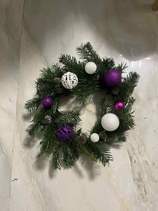 Coronița din brad natural