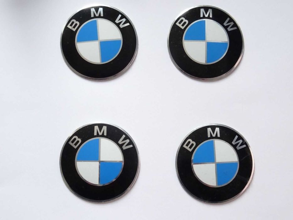 Стикери за БМВ 56мм и 65мм Алуминиеви за джанти и емблеми