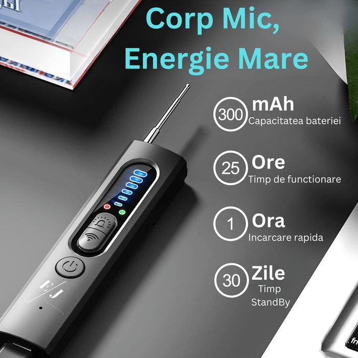 Detector camere ascunse, microfoane, localizator GPS, reportofoane - X