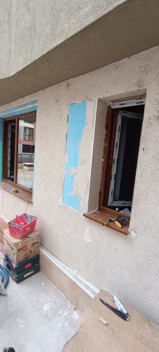 Обръщане/ измазване на дограма