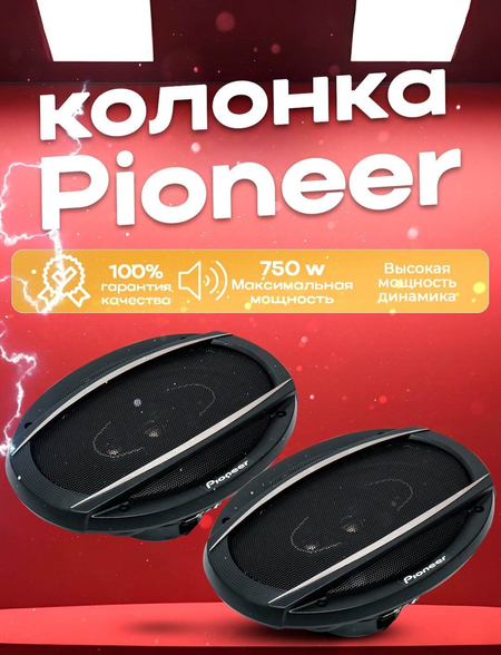 pioneer 750wat aqliy zamonaviy qovun kalonka 2 ta yangi bez usilitel