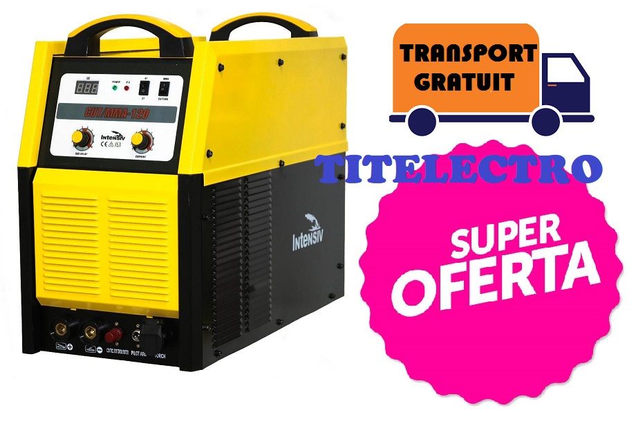 Aparat de taiere cu plasma 125A si sudura 280A - CUT 120 380V Intensiv