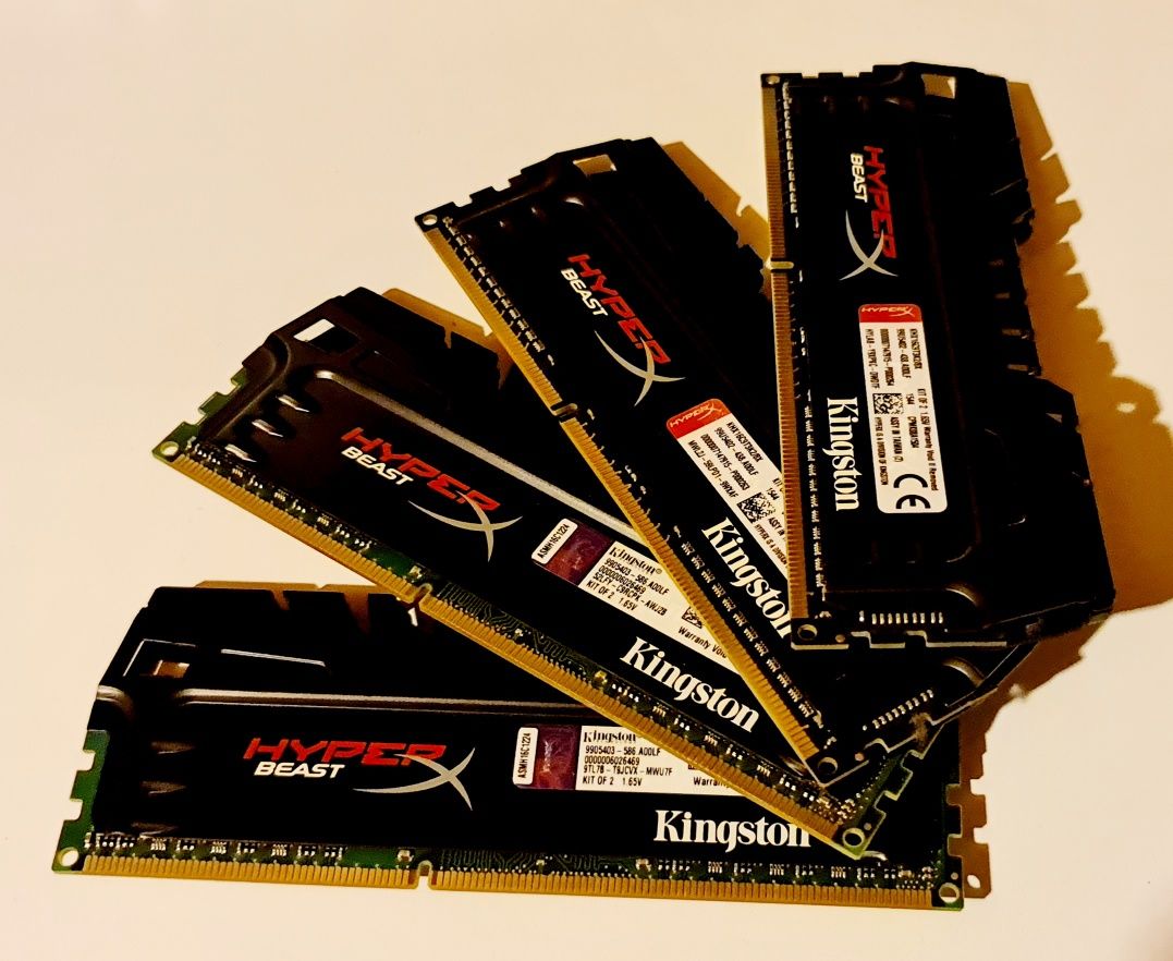 16GB RAM DDR3 1600MHz Latenta CL9 1.65V Hyper Beast X