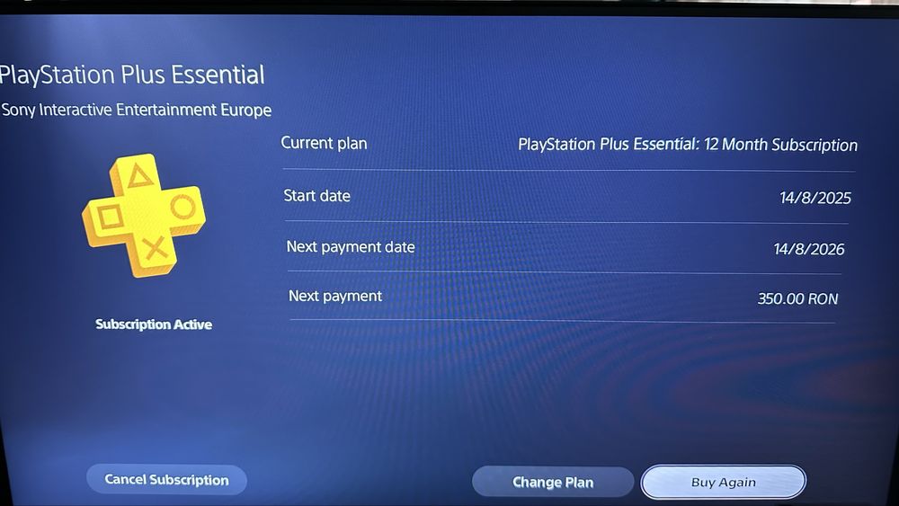 Playstation 5 Digital Edition Slim+cont+abonament platit pe 1 an+FC26