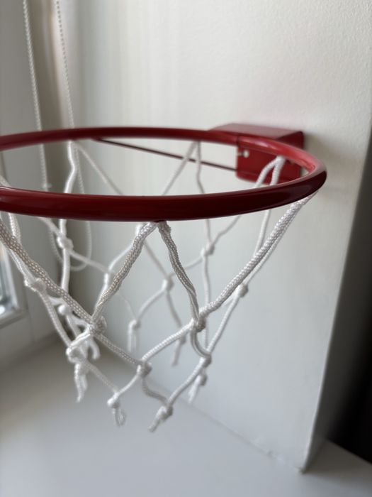 Детское баскетбольное кольцо с сеткой 23 см