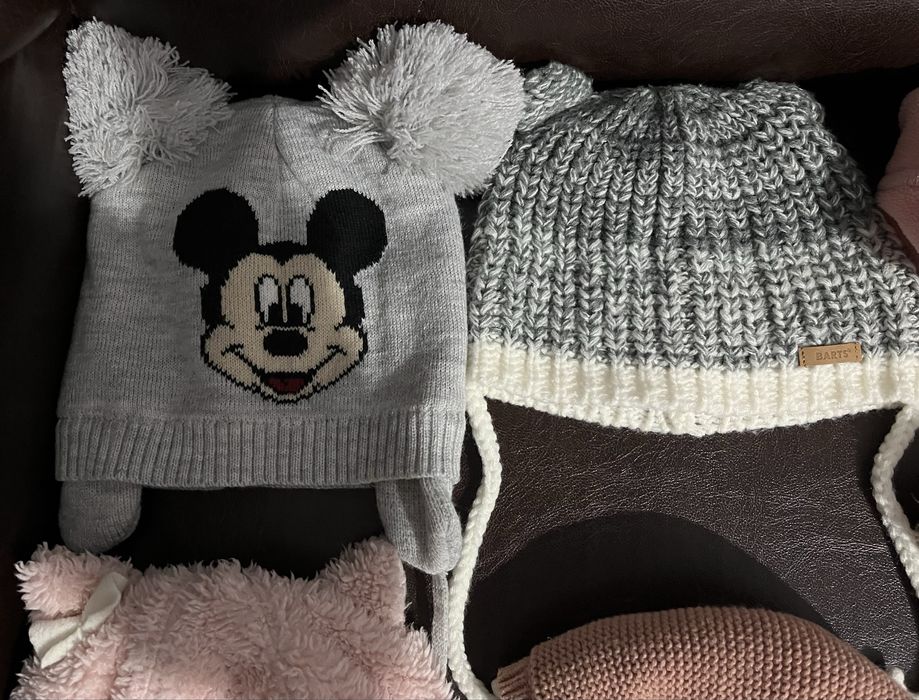 Lot caciuli de iarna 6-12 luni