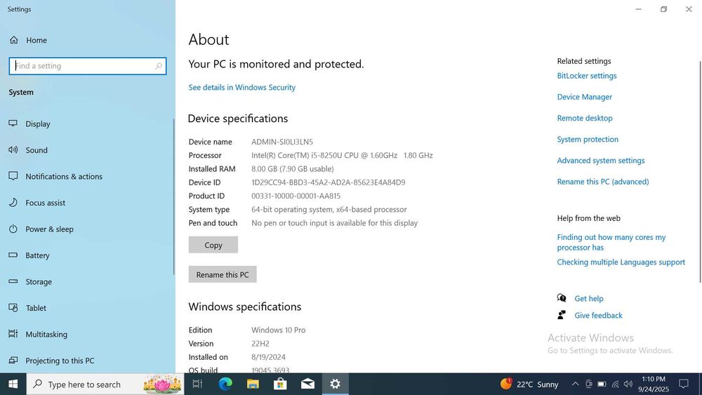HP ProBook 440 G5 i5-8250U