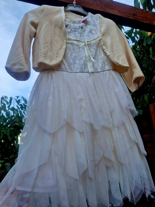 Rochie si bolero de ocazie 7-8 ani LuluRain