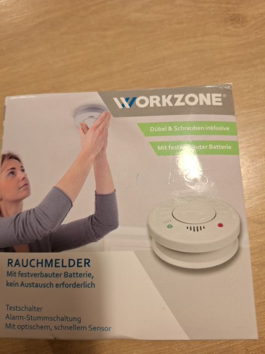 Detector de fum nou Workzone - Nou, Sigilat