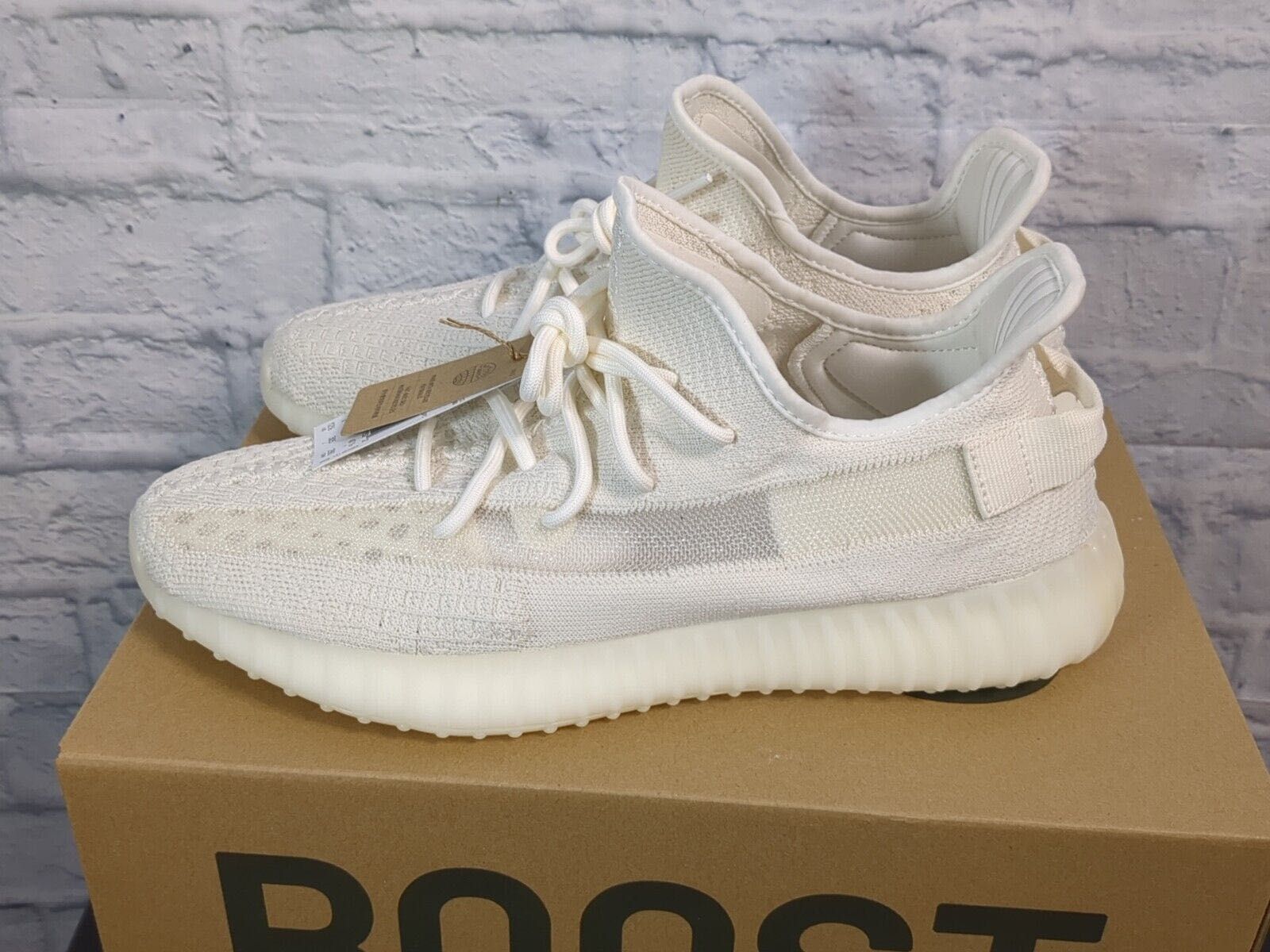 Adidas Yeezy Boost White Adidasi Unisex / REDUCERE