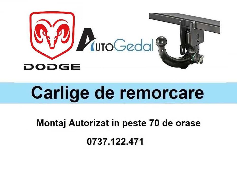 Carlig Remorcare DODGE Caravan - Omologat RAR si EU - 5 ani Garantie