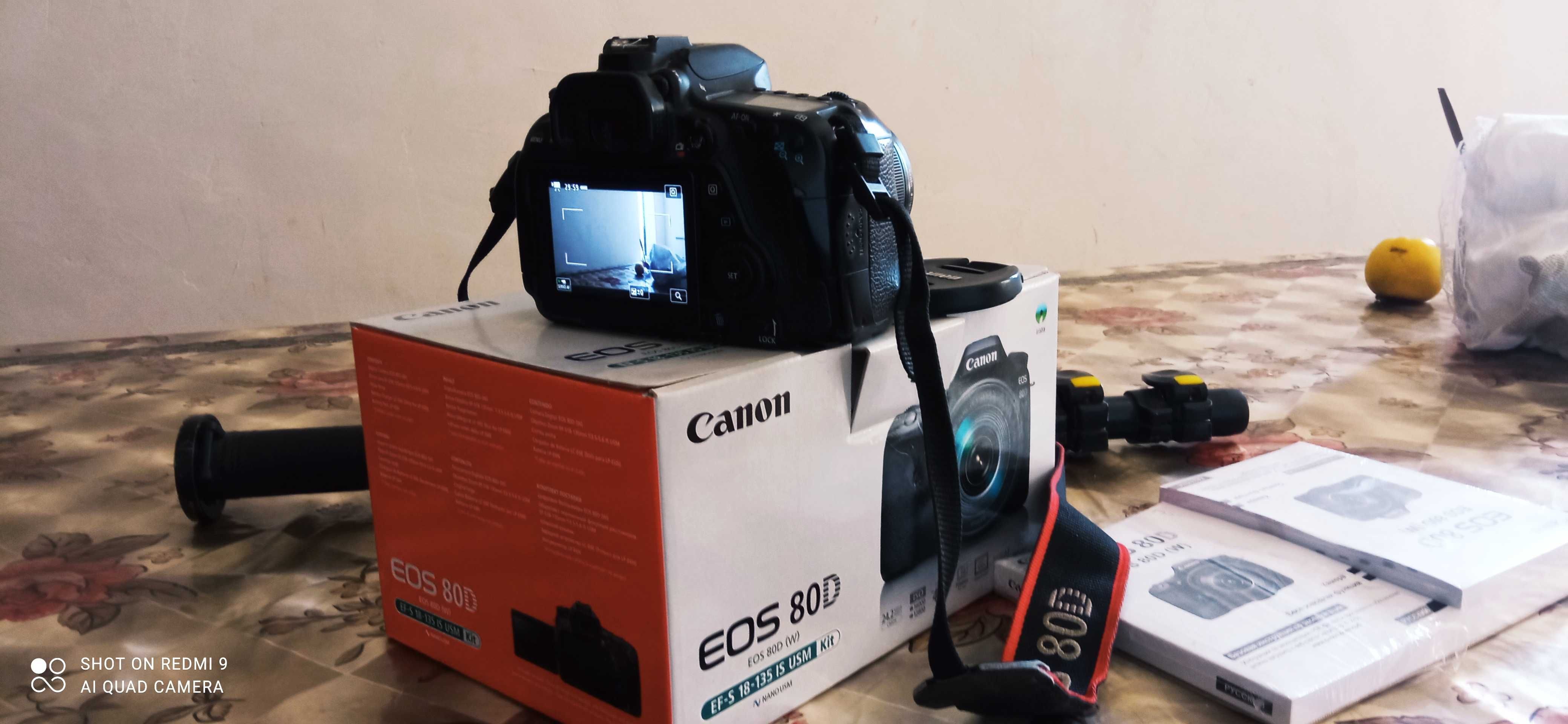 Canon EOS 80D sotiladi sotishdan maqsad egasi hozir boshqa ish qiladi.