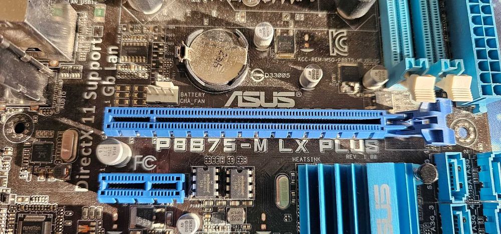 kit placa de baza + CPU + RAM + SSD + WiFi + PSU + video GTX 1050