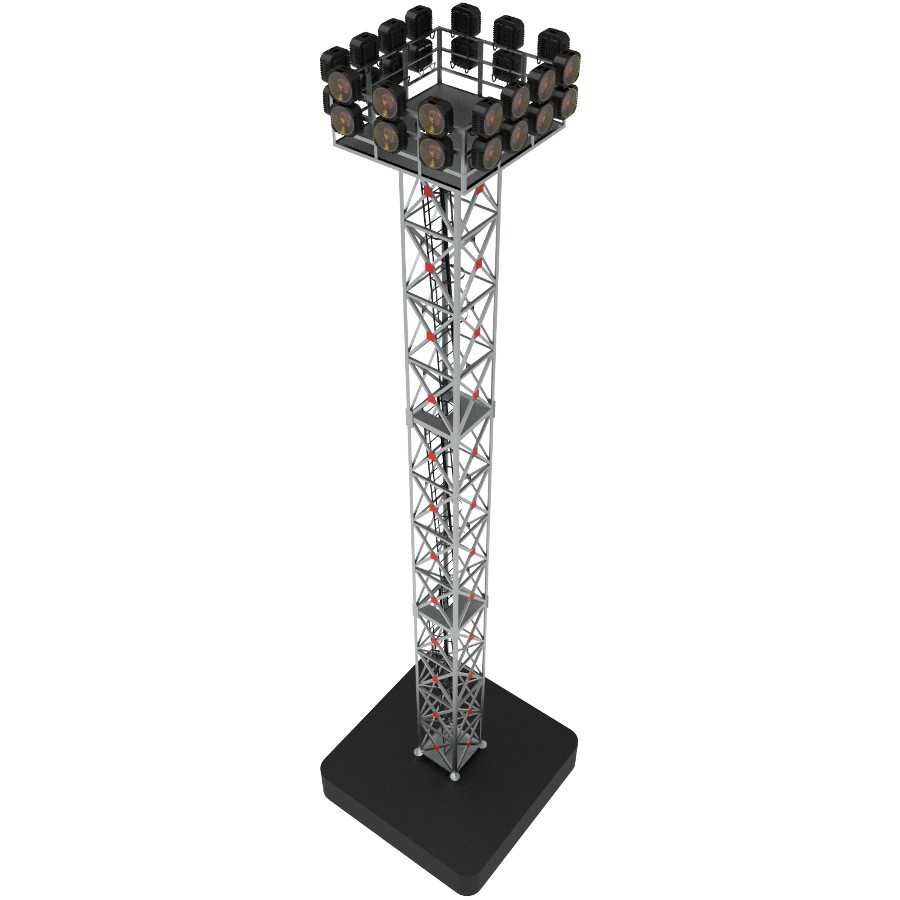 Maчты ocвeщeния, 照明桅杆, Lighting masts, Ёритиш мачталари