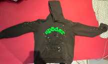 Sp5der hoodie slate gray