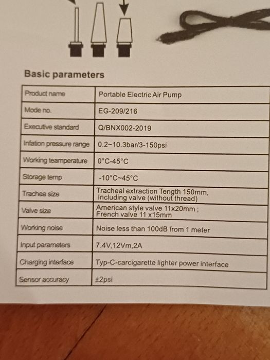 1. Compresor portabil, digital, pe acumulator, pt masina, bicicleta...