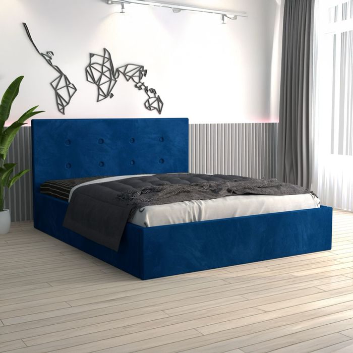 Pat FILIP tapitat catifea premium cu saltea