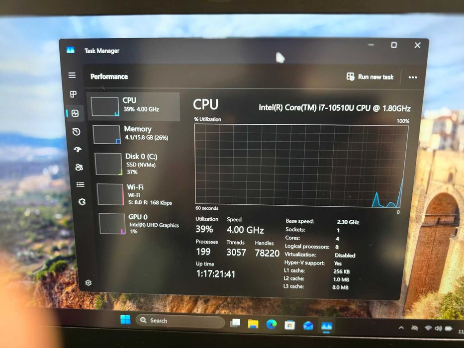 Laptop i7-10500U - 16Gb RAM - 512Gb SSD - Windows 11