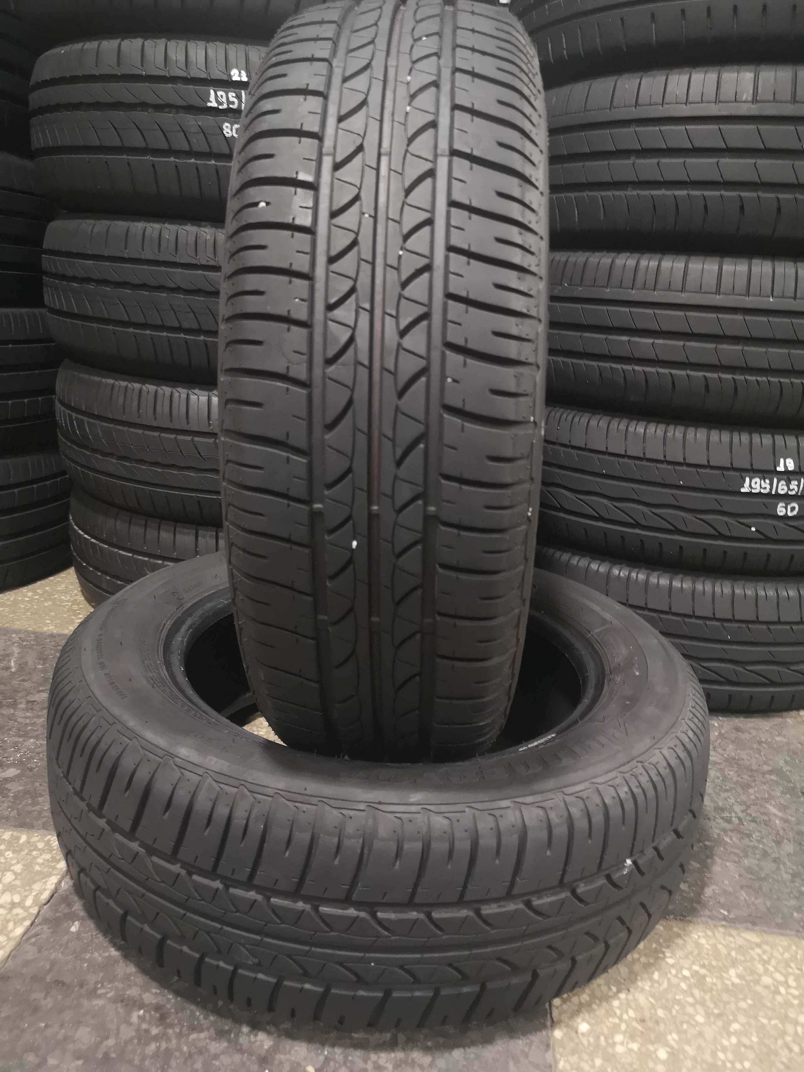 2бр 185/60/15 BRIDGESTONE 7мм грайфер дот:17г безплатен монтаж